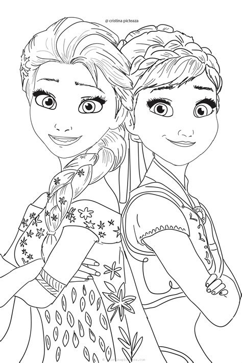 frozen 2 coloring pages